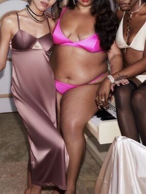 Parade Glow Dress in Pink Champagne